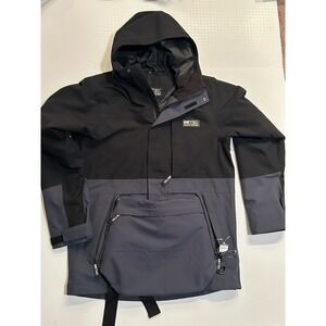 Eddie Bauer EBTek Jac-Pac-Orac Waterproof Shell Jacket + Zip In Fanny Pack S